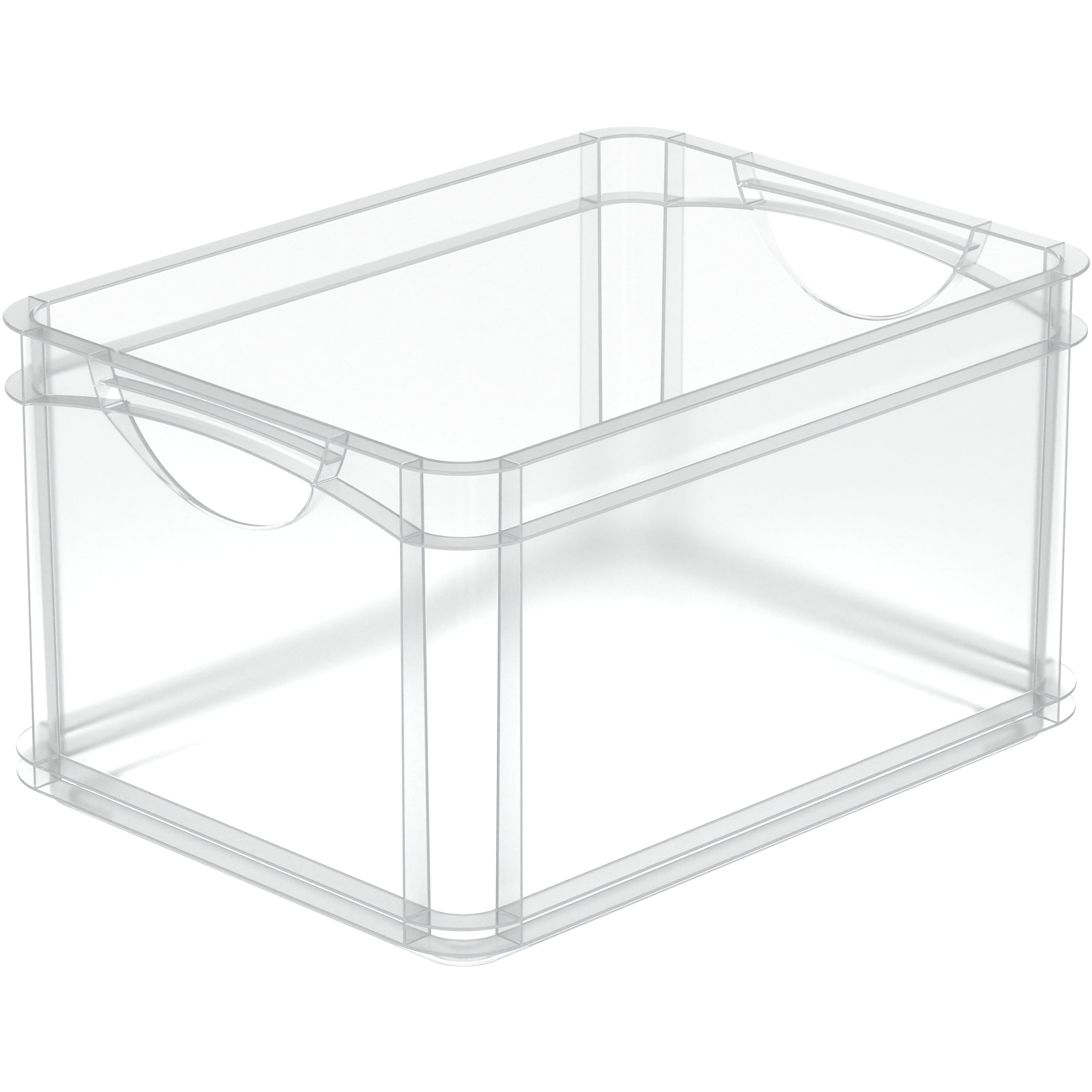Rotho Aufbewahrungsbox – für A4, stapelbar, transparent, B 290 × H 200 × T 380 mm