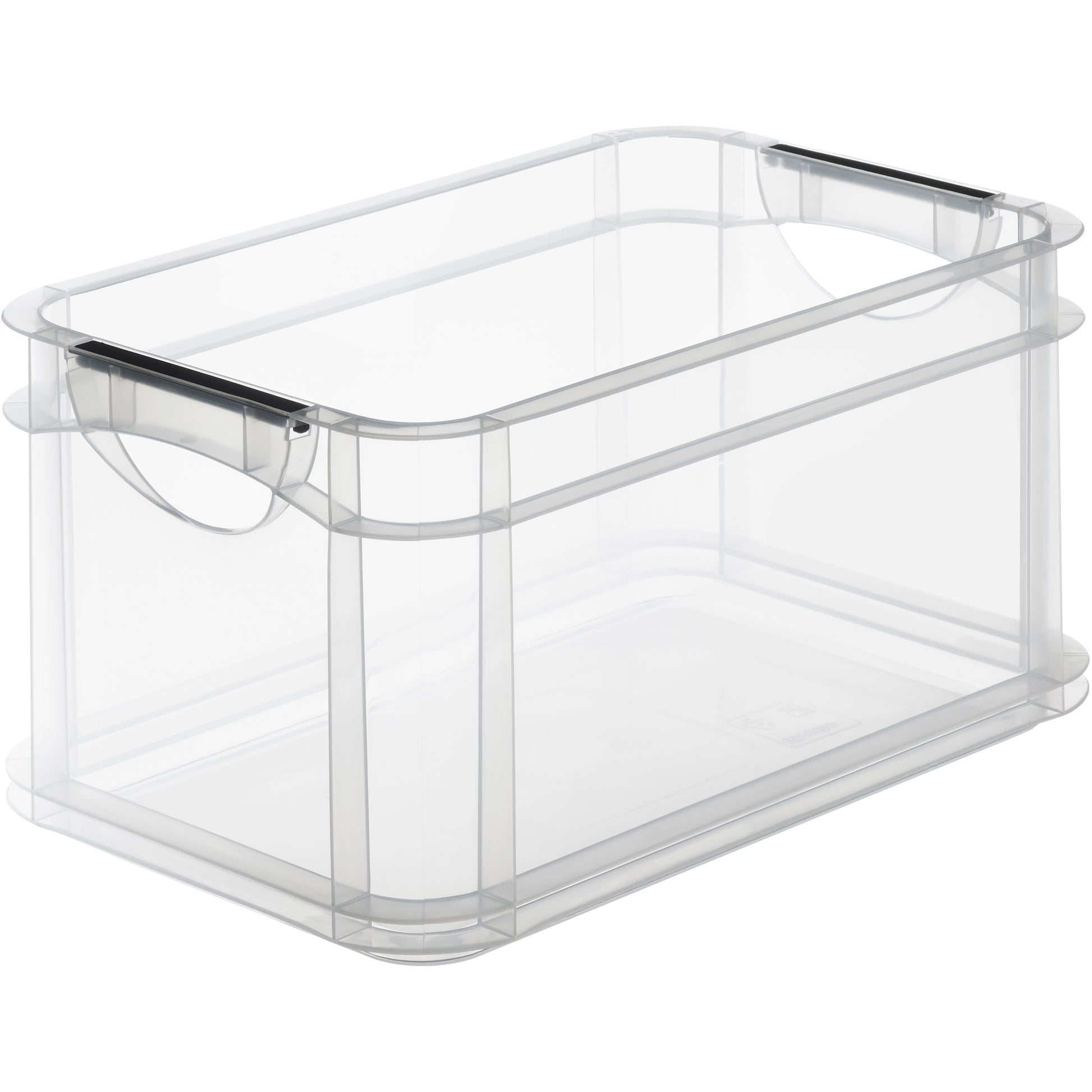 Rotho Systembox Aufbewahrungsbox B 190 × H 155 × T 290 mm – für A5, stapelbar, transparent