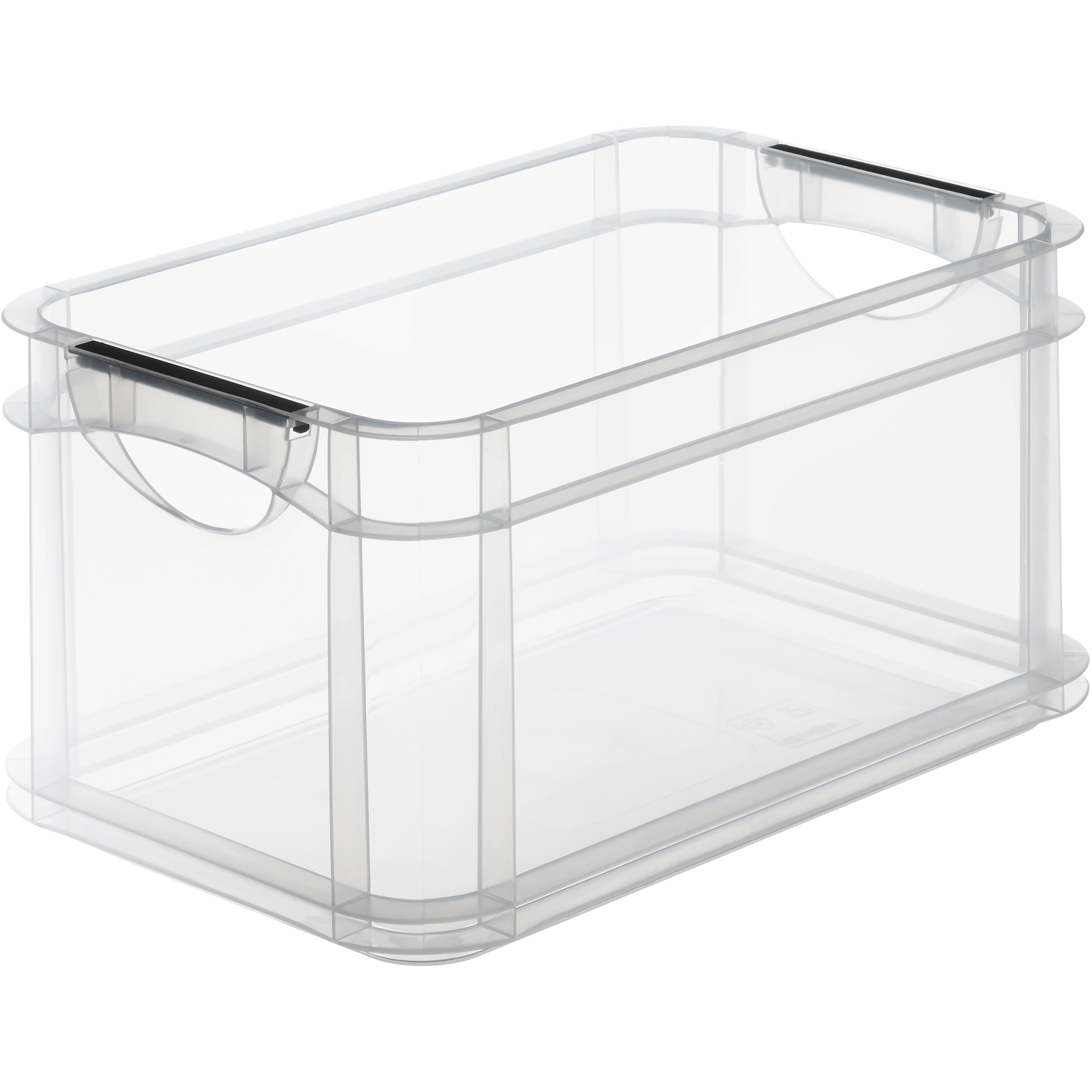Rotho Systembox Aufbewahrungsbox B 190 × H 155 × T 290 mm – für A5, stapelbar, transparent