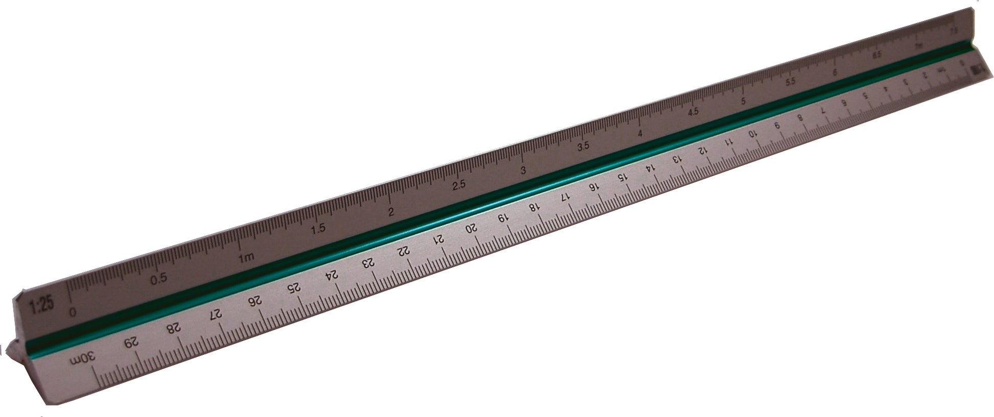 Rumold Reduktionsmassstab – 33 cm – dreikant – Aluminium