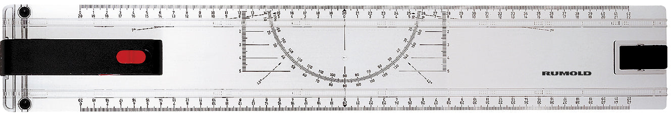 Rumold Reissschiene – Acryl – 51,3 cm – ohne Anschlag – transparent