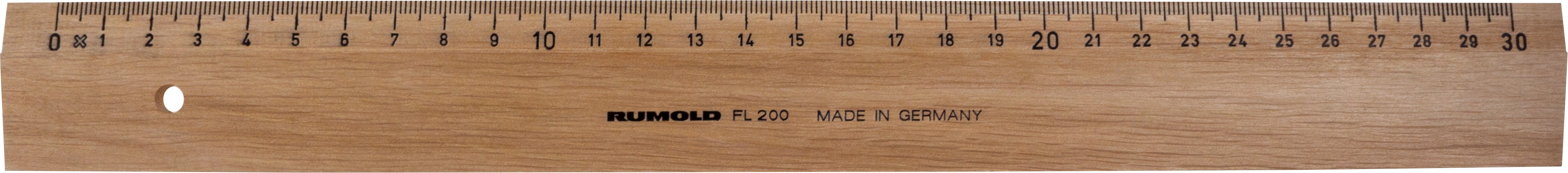 Rumold Lineal – Holz – 32,2 cm – Tuschekante, Facette