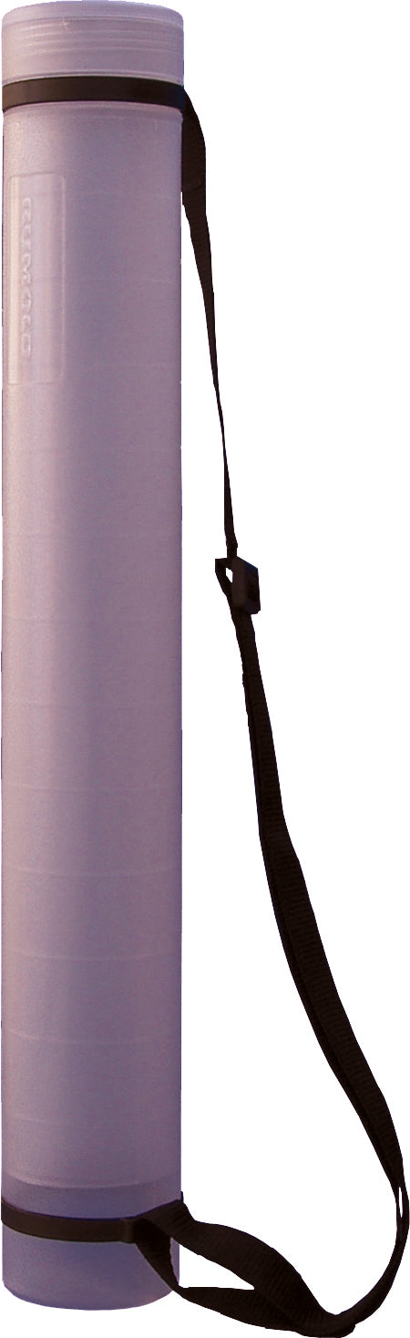 Rumold Zeichnungsrolle – 62,3 cm, Ø 8,0 cm, längenverstellbar, mit Tragegurt, PE