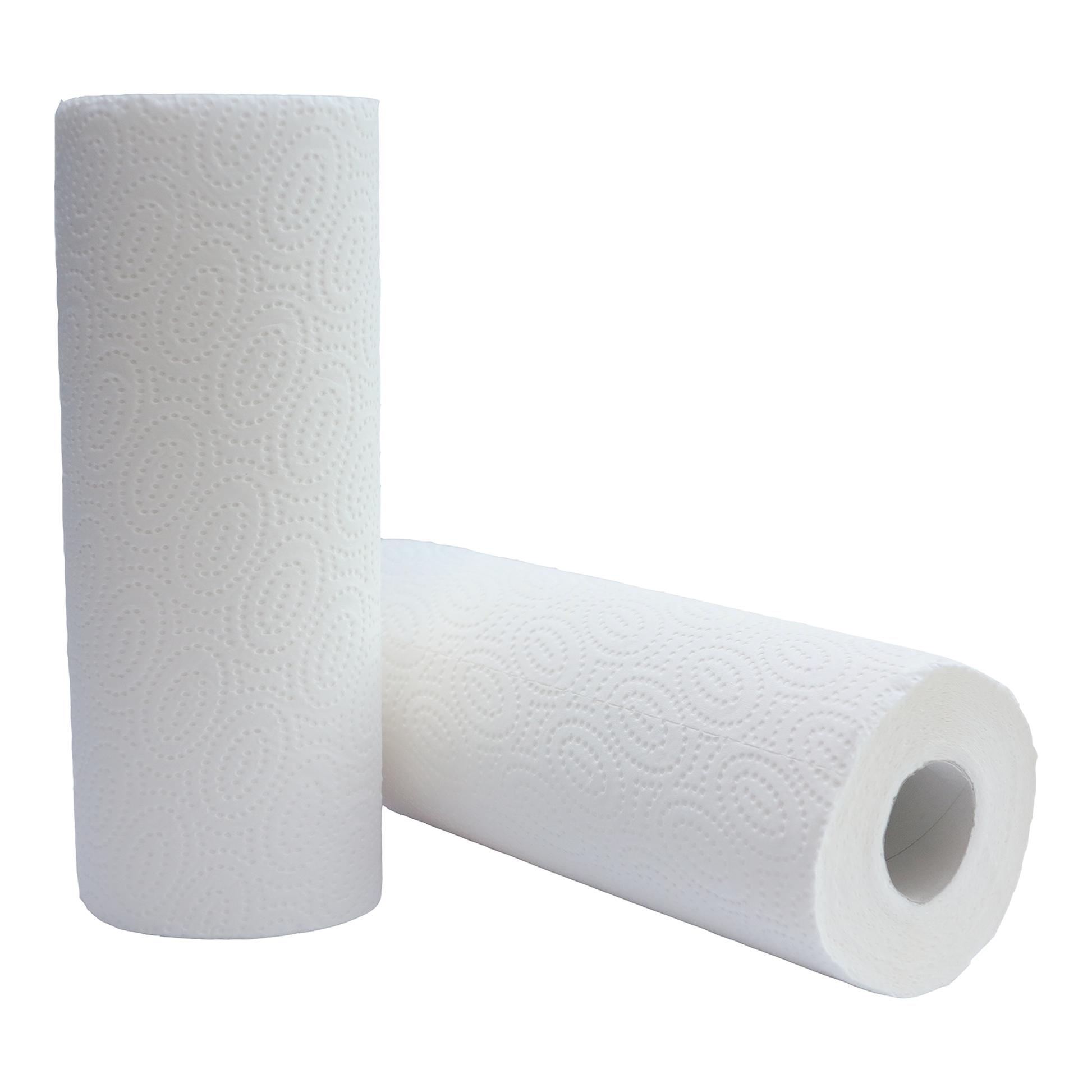 Cws Haushaltspapier – 2-lagig, Weiss, Recyclingpapier – Rolle 64 Blatt – Karton 32 Rollen