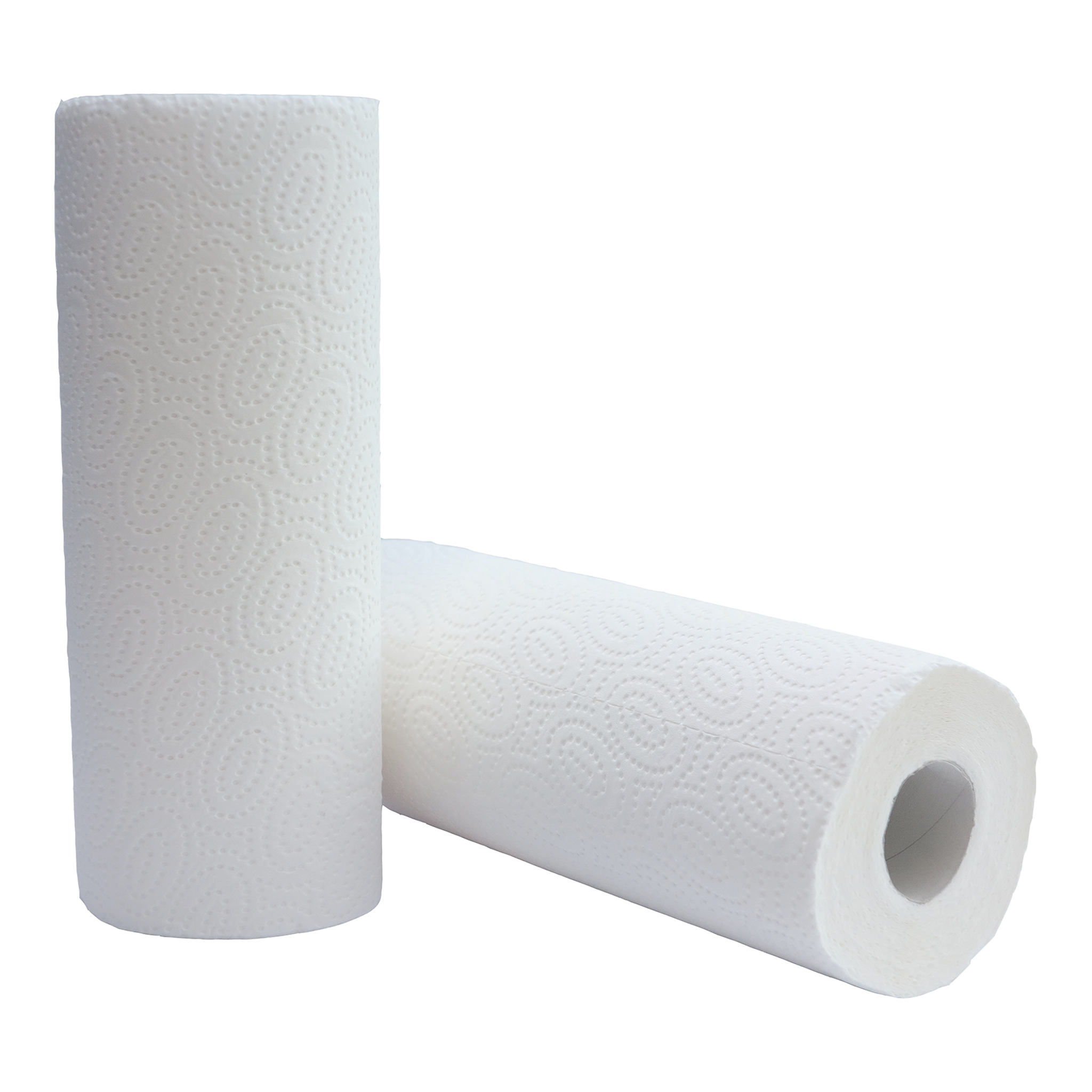 Cws Haushaltspapier – 2-lagig, Weiss, Recyclingpapier – Rolle 64 Blatt – Karton 32 Rollen