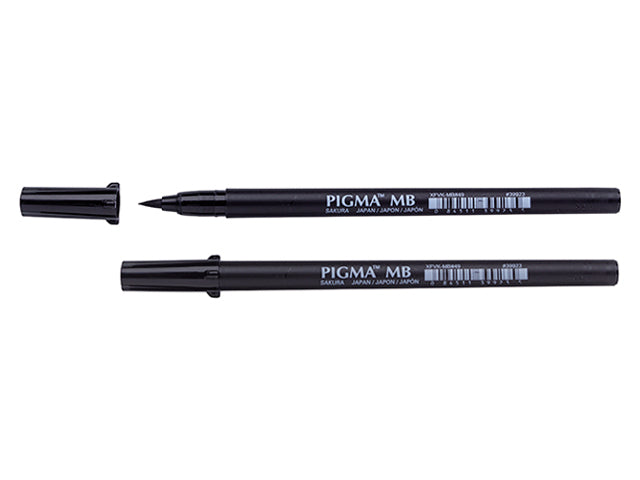 Sakura Pigma Brush Pen – Pinselspitze, Schwarz
