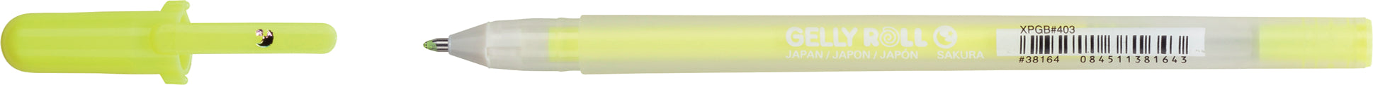 Sakura Gelly Roll Moonlight Gelschreiber – gelb, Spitze 0,5 mm, fluoreszierend