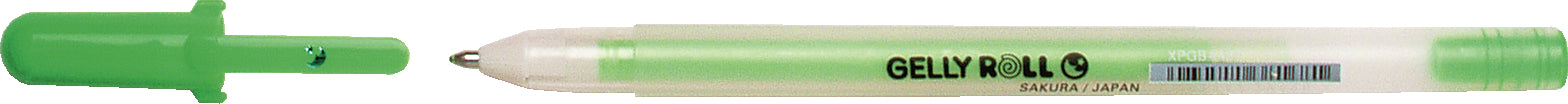 Sakura Gelly Roll Moonlight XPGB427 Gelschreiber – Grün, Spitze 0,5 mm, fluoreszierend