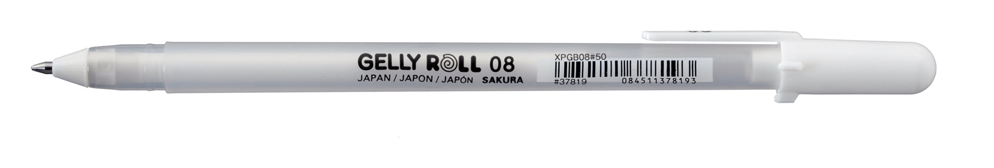 Sakura Gelly Roll Gelschreiber – Weiss, Spitze 0,4 mm