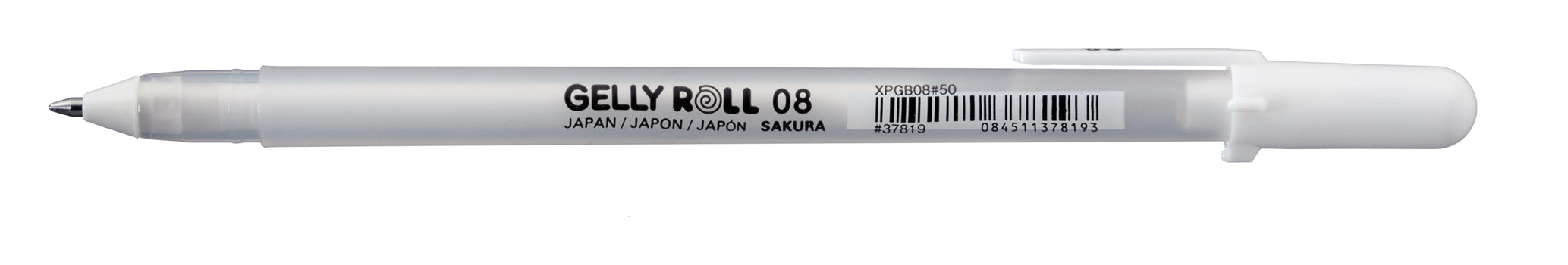 Sakura Gelly Roll Gelschreiber – Weiss, Spitze 0,4 mm