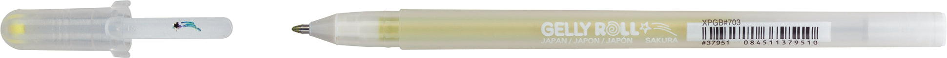 Sakura Gelly Roll Stardust Gelschreiber – Gold, Spitze 0,5 mm, glitzernd