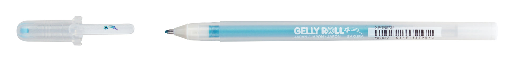 Sakura Gelly Roll Stardust Gelschreiber – Hellblau, 0,5 mm Spitze, glitzernd