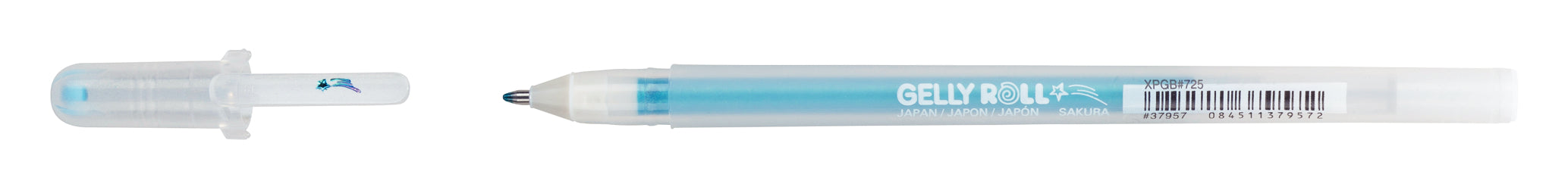 Sakura Gelly Roll Stardust Gelschreiber – Hellblau, 0,5 mm Spitze, glitzernd