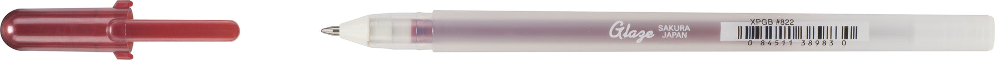 Sakura Gelly Roll Glaze Gelschreiber – Rot, Spitze 0,7 mm, 3D-Effekt, wasserfest