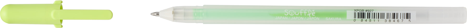 Sakura Gelly Roll Soufflé XPGB927 Gelschreiber – Hellgrün, Spitze 0,7 mm, Milky