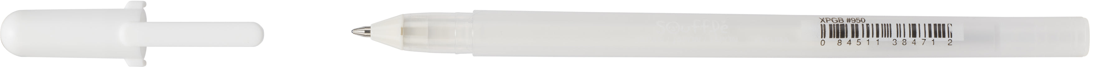 Sakura Gelly Roll Soufflé Gelschreiber – Weiss, Spitze 0,7 mm, deckend, 3D-Effekt