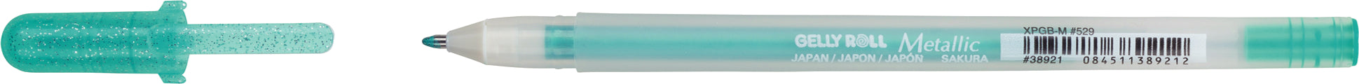 Sakura Gelly Roll Gelschreiber – grün, Spitze 0,5 mm, metallic