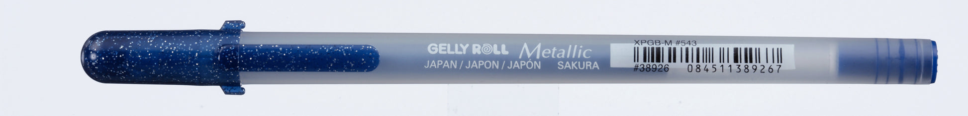 Sakura Gelly Roll Gelschreiber – blau/schwarz, Spitze 0,5 mm, metallic, pigmentiert