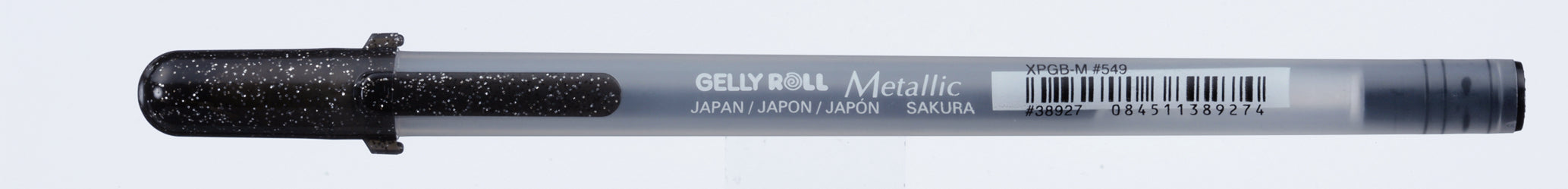 Sakura Gelly Roll Gelschreiber – schwarz, Spitze 0,5 mm, metallic
