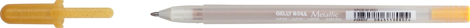 Sakura Gelly Roll XPGBM551 Gelschreiber – Gold, Spitze 0,5 mm, Metallic