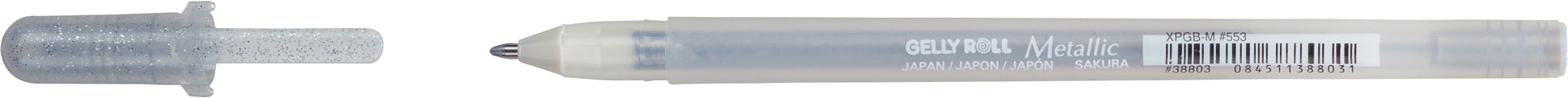 Sakura Gelly Roll Gelschreiber – silber, Spitze 0,5 mm, metallic, wasserbasiert