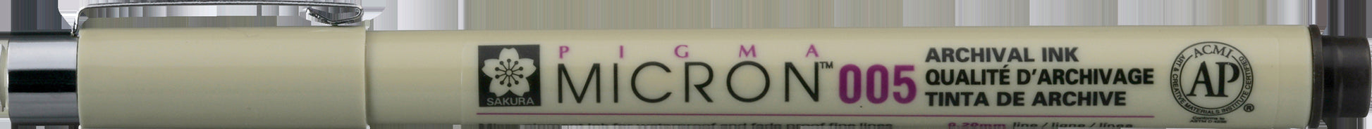 Sakura Pigma Micron Fineliner – 0,2 mm, Sepia, 1 Stk.