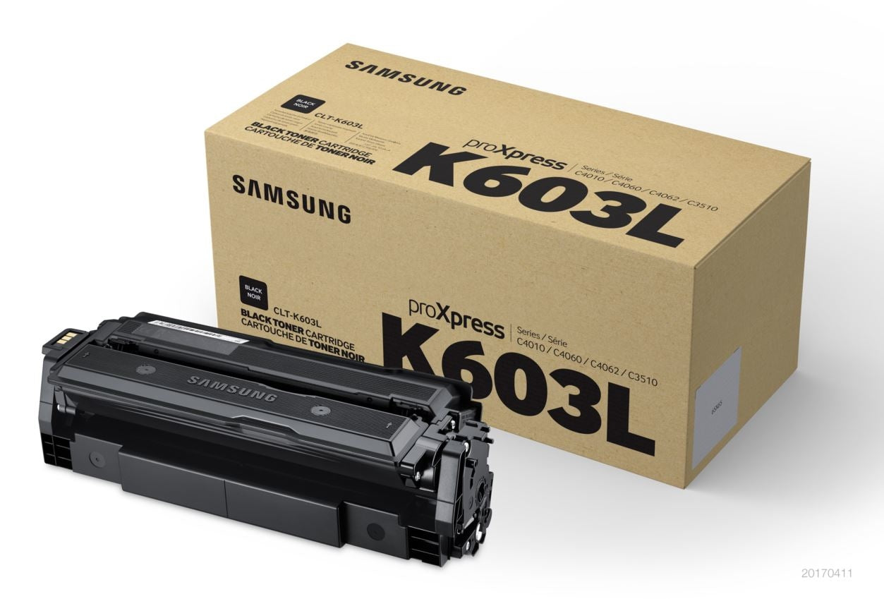 HP Samsung CLT-K603L (SU214A) Schwarz Toner – Original XL – 15'000 Seiten – für Samsung C4010ND/C4060FX/C4062FX