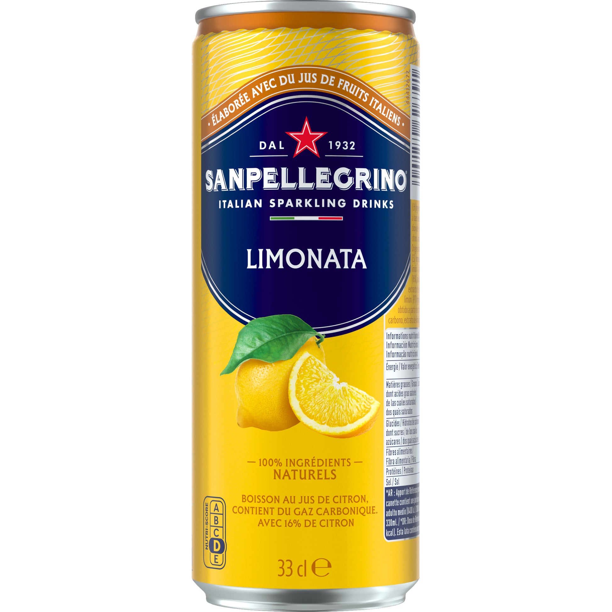 San Pellegrino Limonade, Zitrone – 6 × 3,3 dl