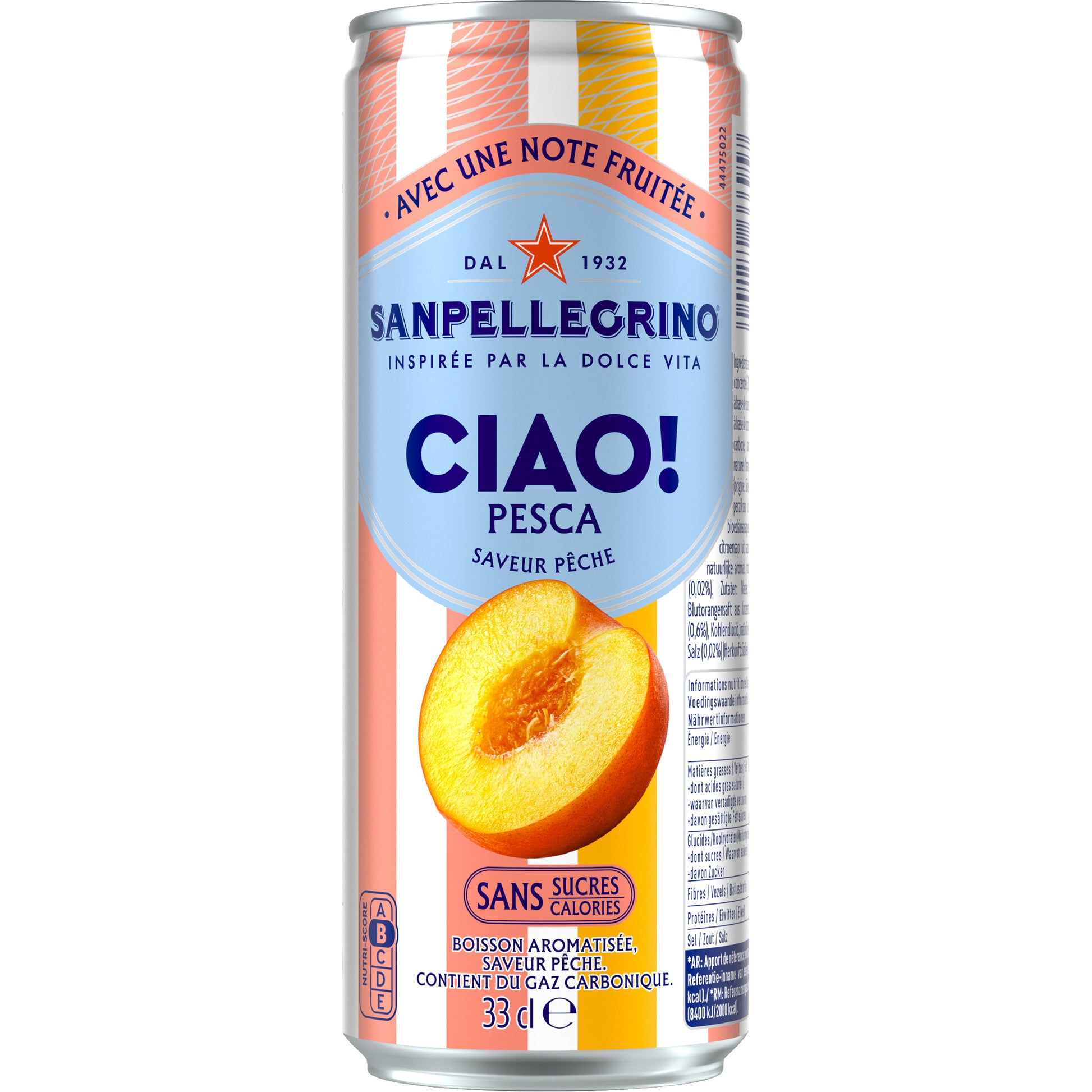 San Pellegrino – Aromatisiertes Wasser Ciao, Limette, zuckerfrei – 6 Stk.
