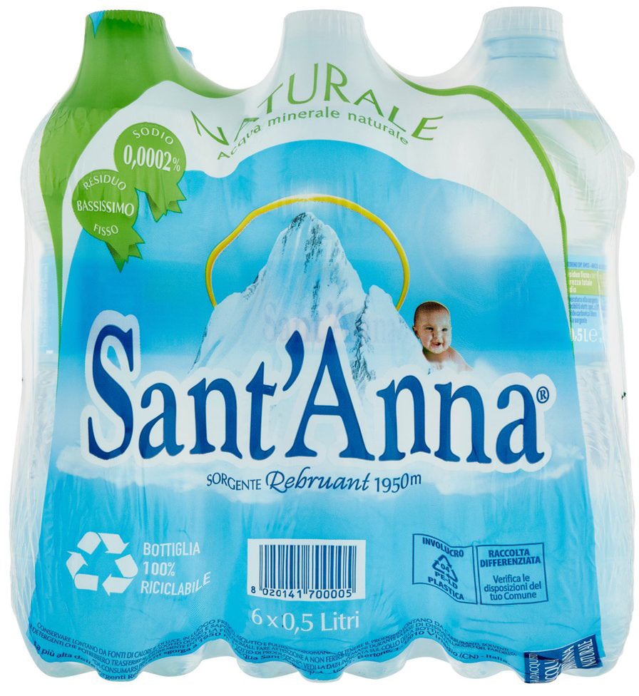 Sant anna Sant'Anna – Mineralwasser still – 6 × 50 cl
