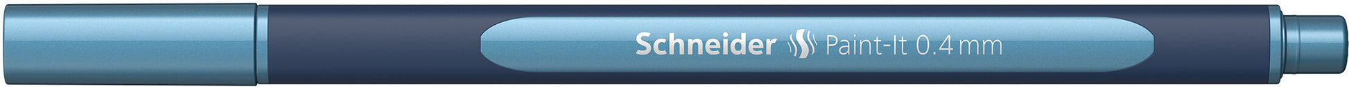 Schneider AG Schneider Paint-it 50011030 – Tintenroller, 0,4 mm, Polar Blau Metallic, mit Kappe, Kunststoff