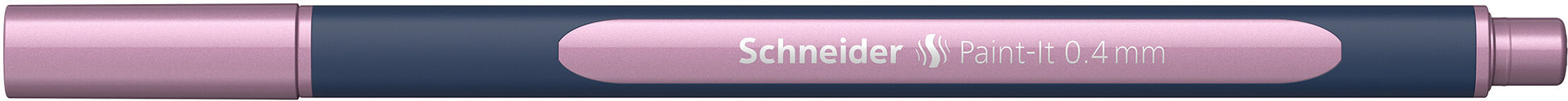 Schneider AG Schneider PAINT-IT 50011121 – Tintenroller, 0,4 mm, rosa metallic, mit Kappe, Kunststoff
