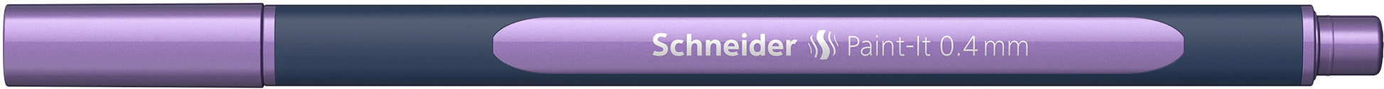 Schneider AG Schneider Paint-it 50011140 – Tintenroller, 0,4 mm, rosa metallic, mit Kappe, Kunststoff