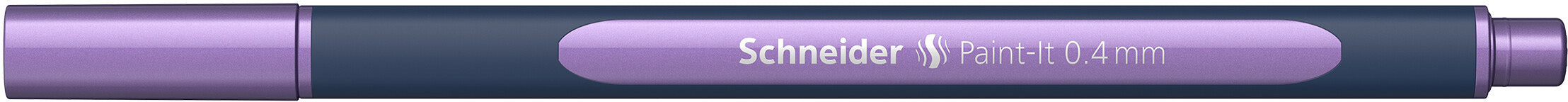 Schneider AG Schneider Paint-it 50011140 – Tintenroller, 0,4 mm, rosa metallic, mit Kappe, Kunststoff