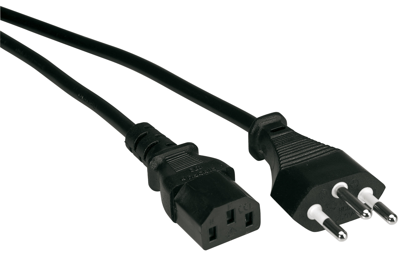 Schoenenberger 80.1220.3 Netzkabel – 3 m, schwarz