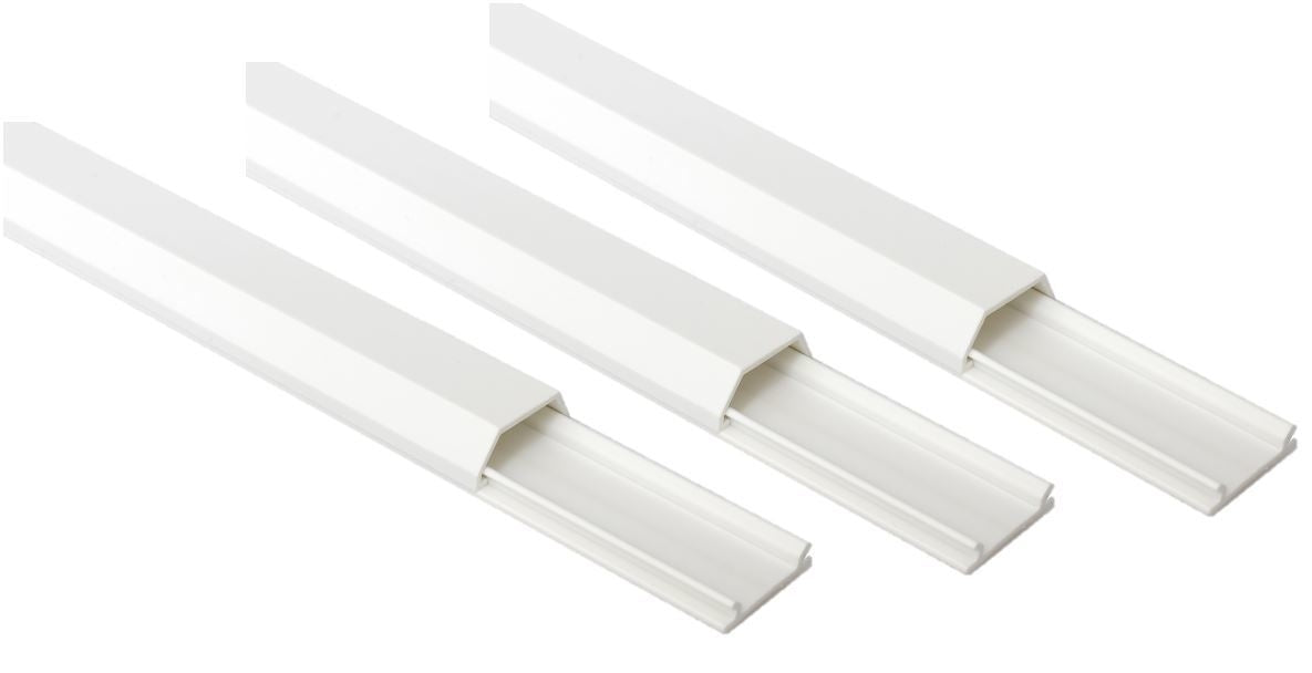 M. Schönenberger 87.2210.3 Wandkanal – 22 × 10 mm – 1 m – Weiss