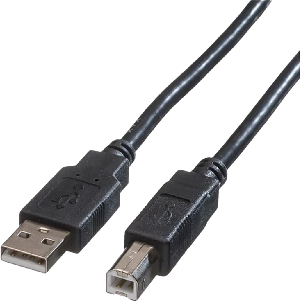 Schoenenberger USB-A auf USB-B Kabel – 1,8 m – Schwarz
