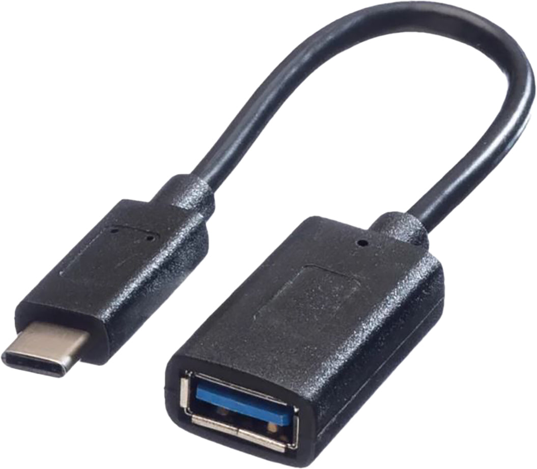 Schoenenberger USB-Adapter USB-C auf USB-A – USB 3.2 – Schwarz