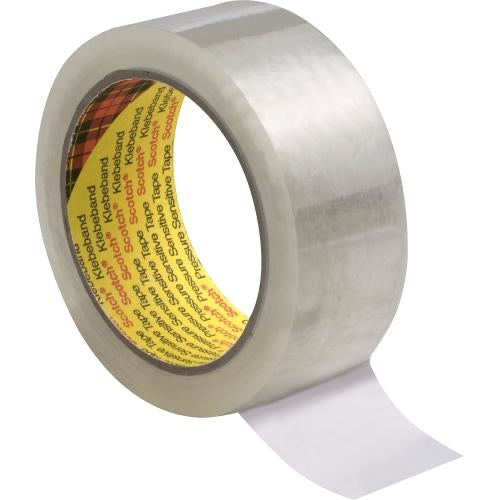 Scotch 309-5066T – Verpackungsklebeband, PP, Transparent, Geräuscharm, Acrylat – 50 mm × 66 m