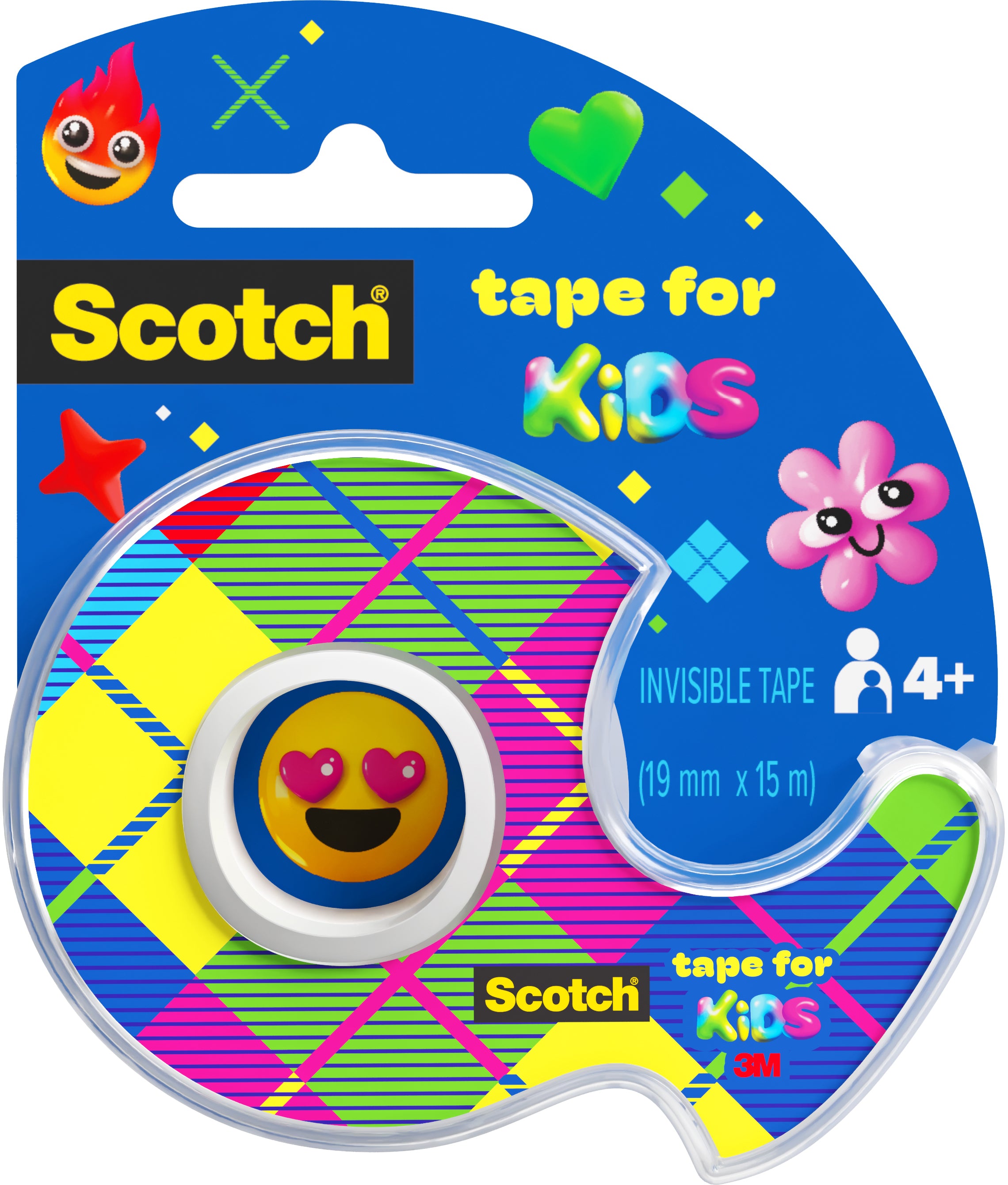 Scotch Kids Klebefilm klar – 19 mm × 15 m, transparent