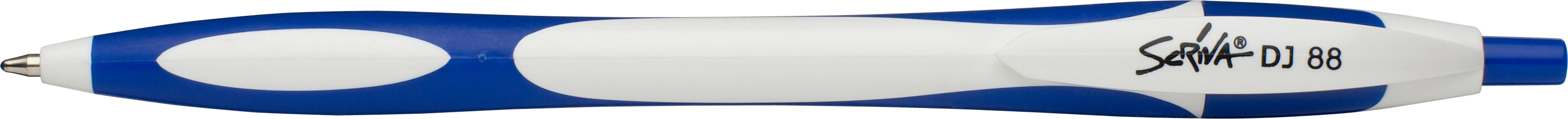 Scriva DJ88 10263 Kugelschreiber – Blau, gummierte Griffzone, nachfüllbar