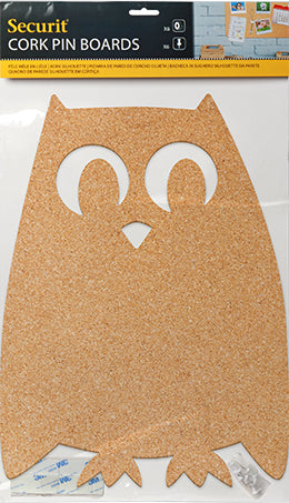 Securit Korktafel WHALE – 53,2 × 31 cm – braun