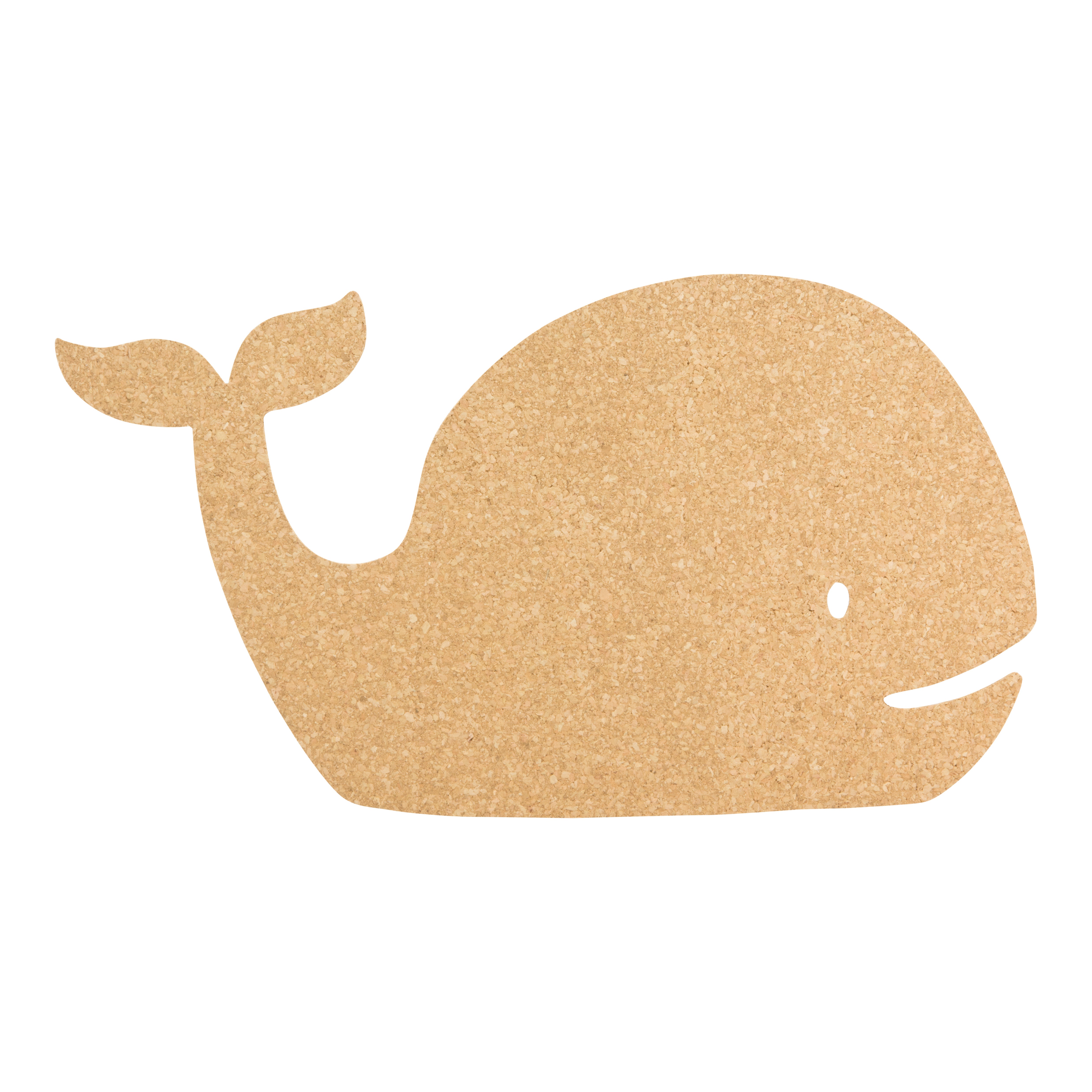 Securit Korktafel WHALE – 30,1 × 53,2 cm – braun