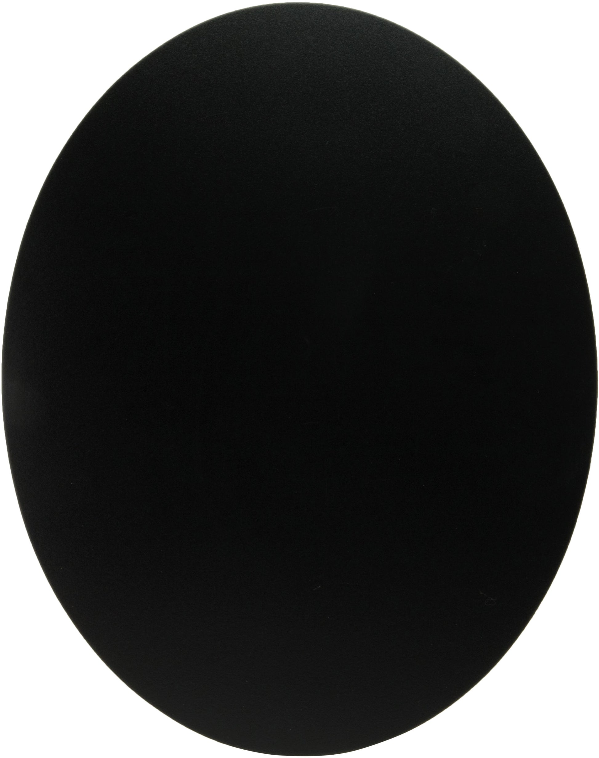 Securit Silhouette-Kreidetafel Oval – 300 × 500 mm – Melamin, schwarz – für Kreide – Wandmontage