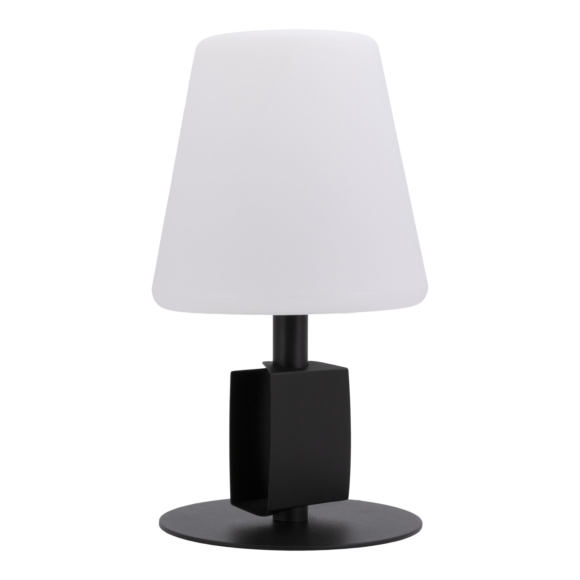 Securit Tischleuchte Aussen MICHELLE LP-BL-TA – 16,2 cm – Warmweiss – IP54 – Akkubetrieb – dimmbar, Schwarz