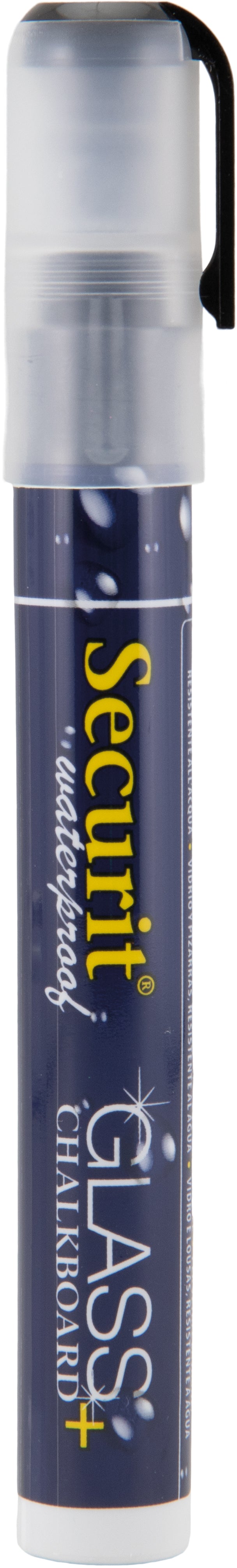 Securit SMA610-BL Kreidemarker – 2–6 mm – Schwarz, für Glas und andere glatte Oberflächen