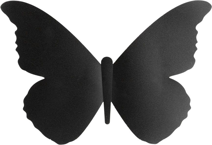 Securit Silhouette-Kreidetafel – 277 × 163 mm, quer – schwarz – witterungsbeständig, für Kreide – 7 Stk.