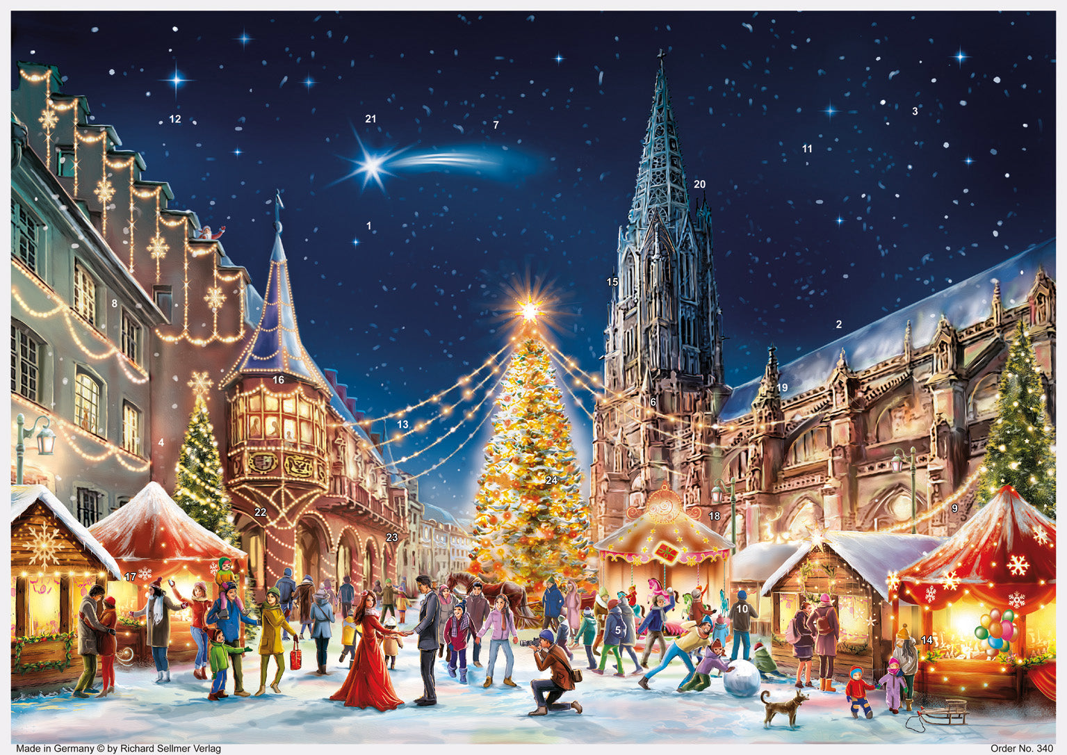Sellmer Freiburg – Adventskalender – 31 × 42,5 cm