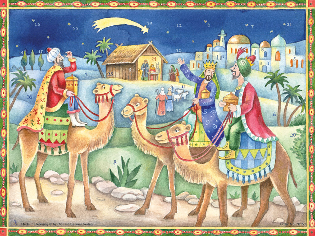Sellmer Heilige Drei Könige – Adventskalender – 27 × 36,5 cm