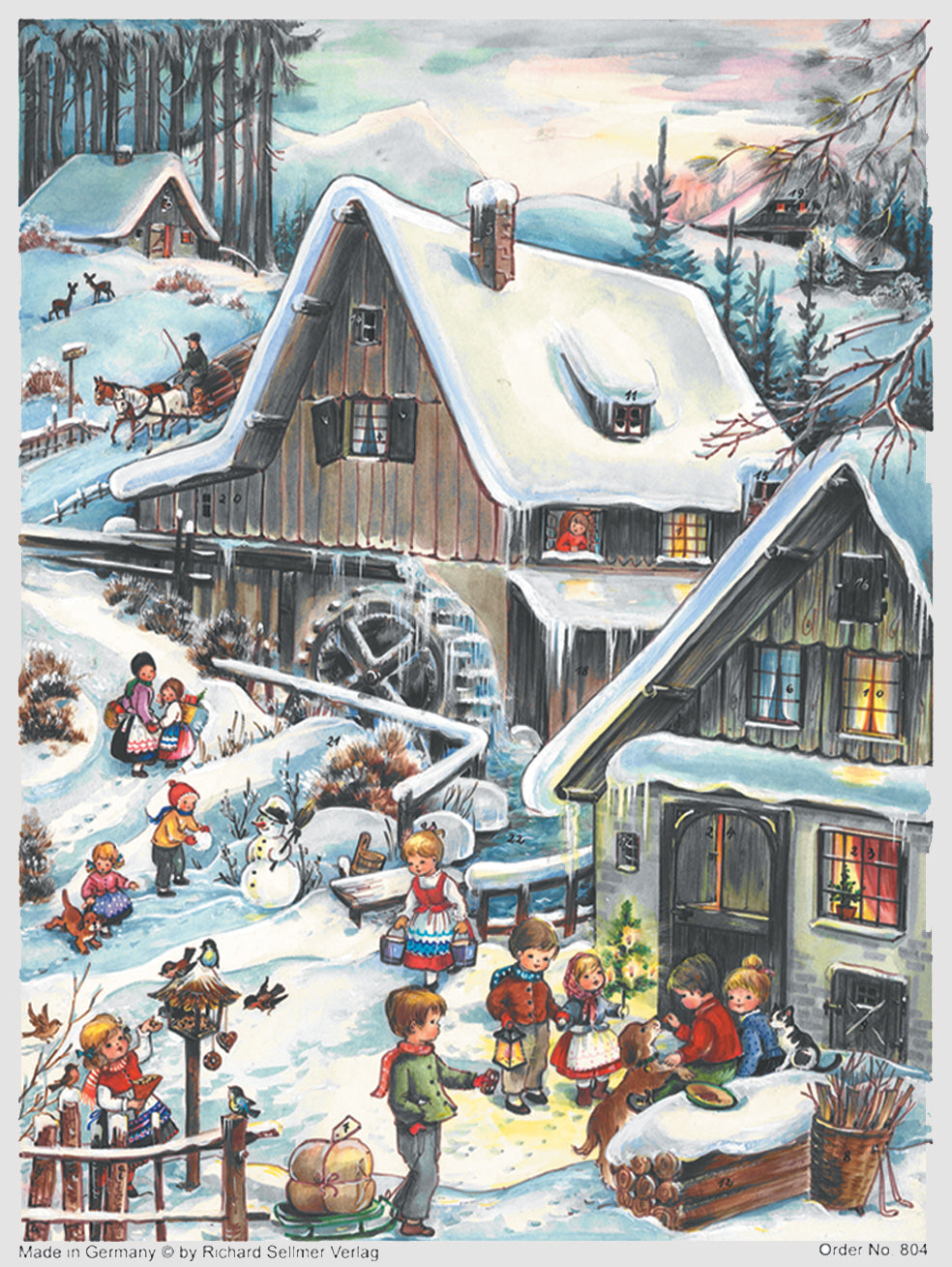 Sellmer Adventskalender – 28 × 21,4 cm